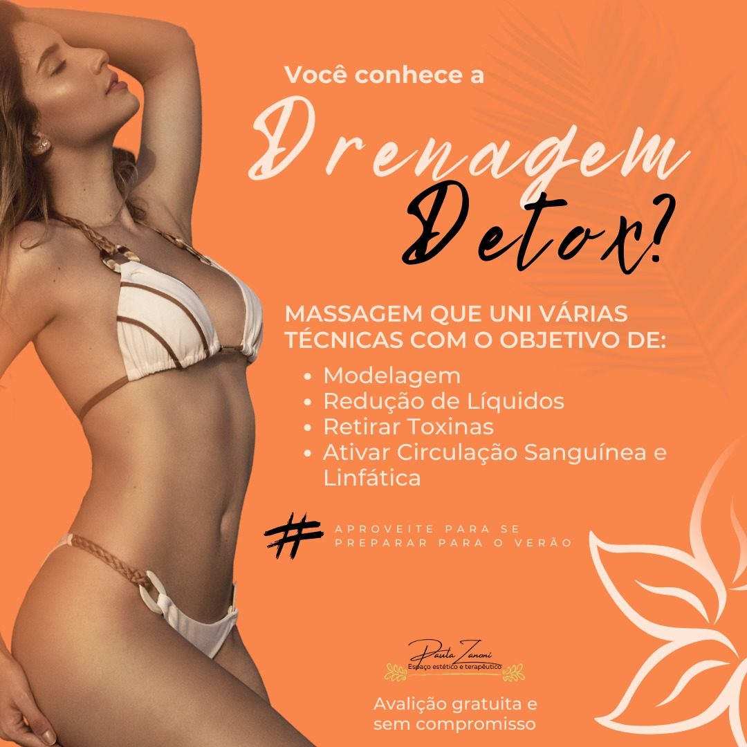 Imagem da campanha 1ª Sessão de Drenagem Linfática Detox com 38% OFF