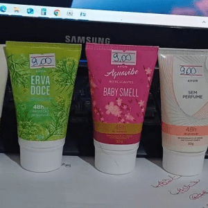 Desod creme em bisnaga Avon 48h de proteção 50g novo por R$ 9,00 cada