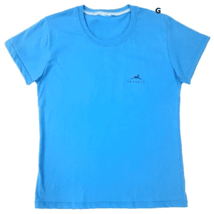 Baby Look marca Rehbein, Tam. M, Azul.