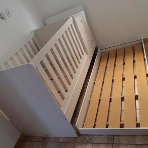Berço+cama+ cômoda infantil