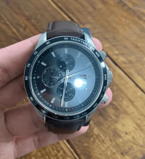 Relógio TOMMY HILFIGER Original - Pulseira de couro Legítimo - Imagem 4